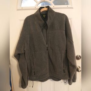 Cabela's Charcoal Grey Men's Fleece   Polartek 2XL Jacket.